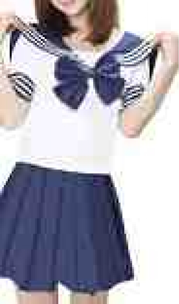 【即納】紺色　JK女学生｜制服｜セーラー服　コスプレ☆tk-xx8111-1