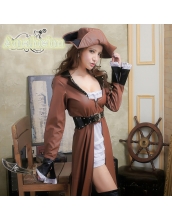 海賊 パイレーツ コスチューム コスプレ ハロウィン 仮装 衣装 7点セット bwn1191-1