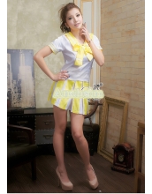チアガール コスチューム コスプレ ハロウィン 仮装 衣装 2点セット Lサイズ bwn1202-8