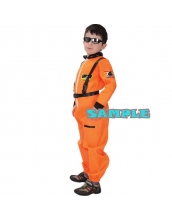 ハロウィン仮装 宇宙飛行士 コスプレ 子供用 Mサイズ 2点セット ジャンプスーツ+シートベルト hw0036-1