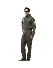 ハロウィン仮装 空軍 パイロット コスプレ ジャンプスーツ hw0036-20