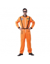 ハロウィン仮装 宇宙飛行士 コスプレ XLサイズ 2点セット ジャンプスーツ+シートベルト hw0036-4