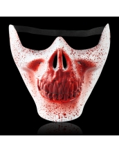 【即納】ハロウィン仮装 シルバー髑髏マスク コスプレ tk-hw0057-2-sv【カラー：画像参照】【サイズ：フリー】