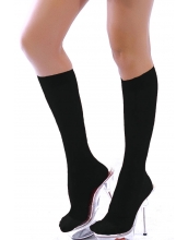 【即納】ソックス | 靴下 | レッグウェア | ハイソックス-tk-cc7901-2【カラー：ブラック】【サイズ：フリー】