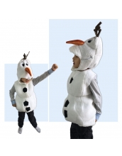 ハロウィン衣装 コスプレ 4-5歳児 コスチューム スノーベイビー 2点セット 帽子+ベスト qx10008-5