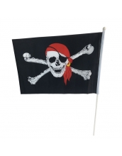 パイレーツ・オブ・カリビアン コスプレ小道具 海賊旗 フラッグ qx10015-20