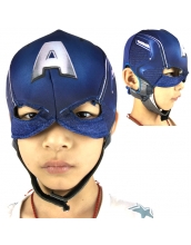 キャプテン・アメリカ/スティーブ・ロジャース アベンジャーズ フードマスク 布製 子供用 qx10036-6