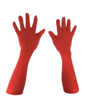 グローブ手袋 赤 ロング qx10103-5